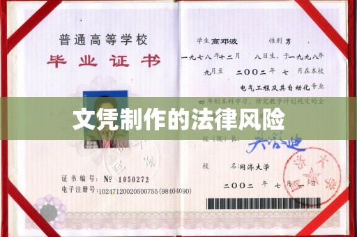 黔南文凭制作的法律风险